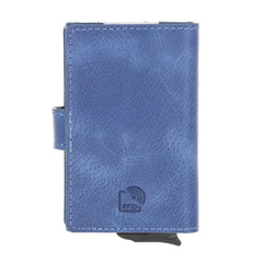 Carlov Leather Mechanical Card Holder Bouletta