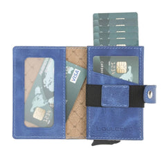 Carlov Leather Mechanical Card Holder Bouletta LTD