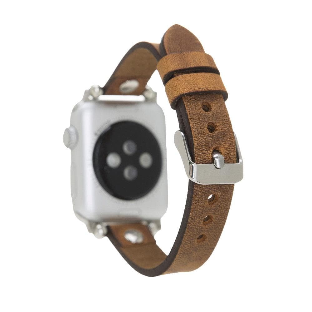 Clitheroe Ferro Apple Watch Leather Strap Bornbor