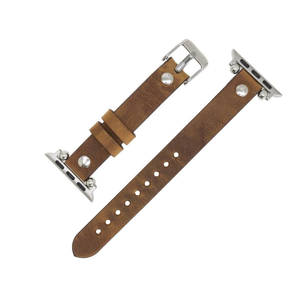 Clitheroe Ferro Apple Watch Leather Strap Bornbor