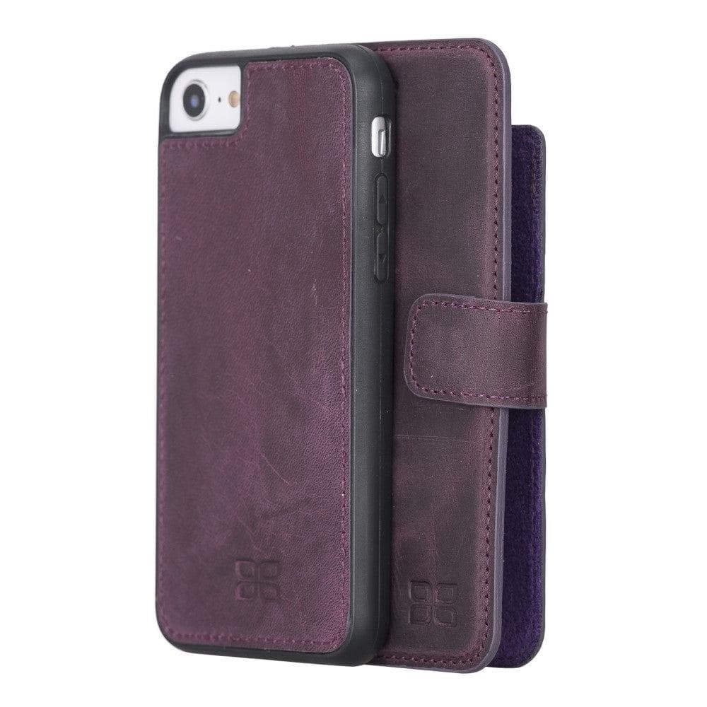 Detachable Leather Wallet Case for Apple iPhone 7 Series Bornbor