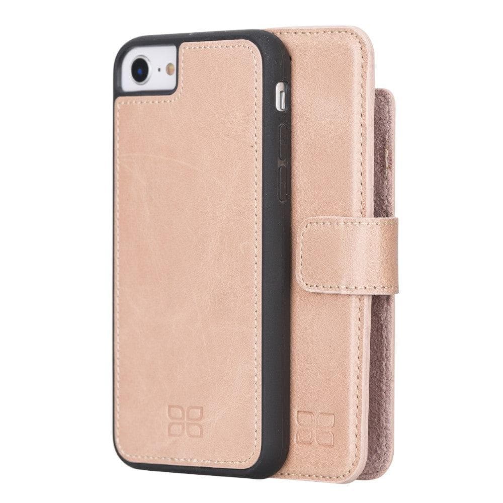 Detachable Leather Wallet Case for Apple iPhone 7 Series Bornbor