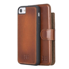 Detachable Leather Wallet Case for Apple iPhone 7 Series Bornbor