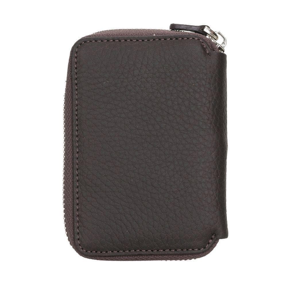 Elvis Leather Credit Card Holder - Zip Wallet Type Bouletta Shop