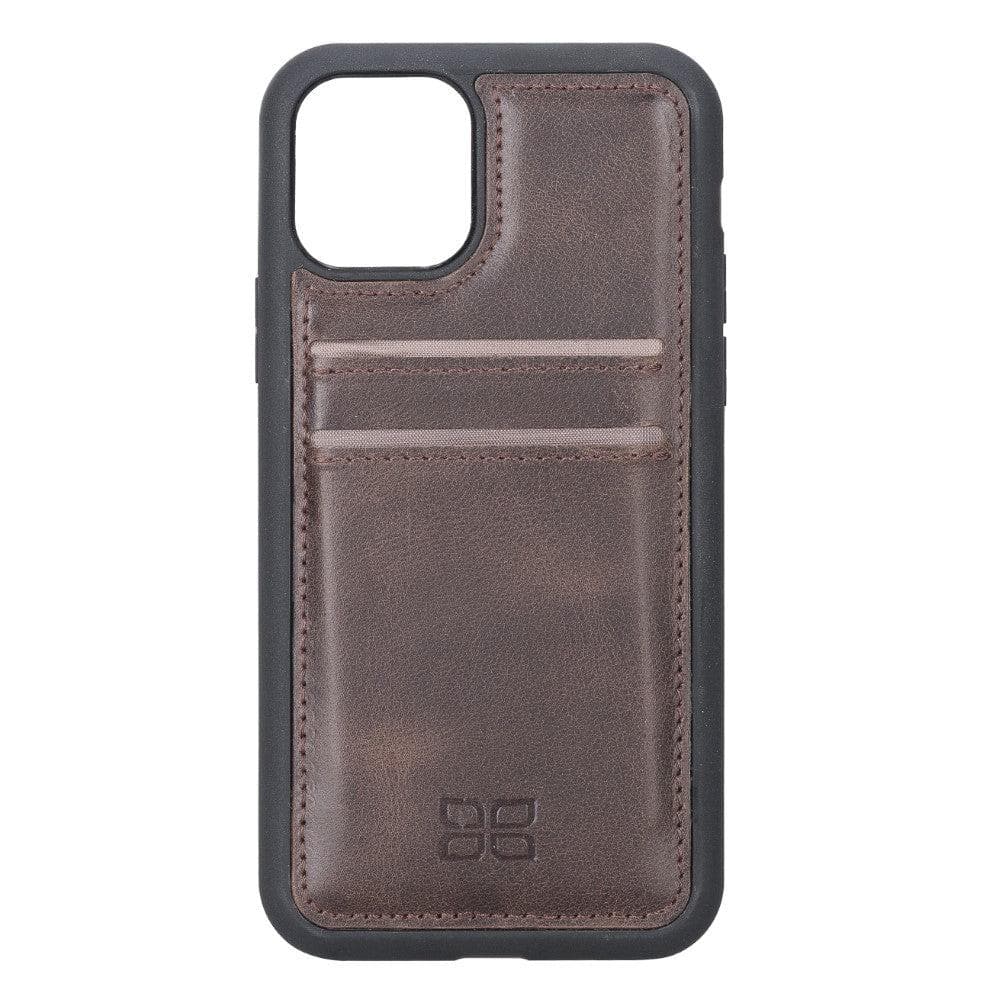 Flexible Leather Back Cover With Card Holder for iPhone 11 Series Bouletta LTD