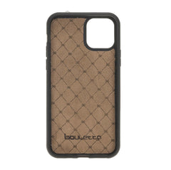 Flexible Leather Back Cover with Hand Strap for iPhone 11 Series Bornbor