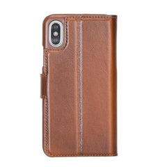 Full Leather Coating Detachable Wallet Case for Apple iPhone 7 Series Bornbor