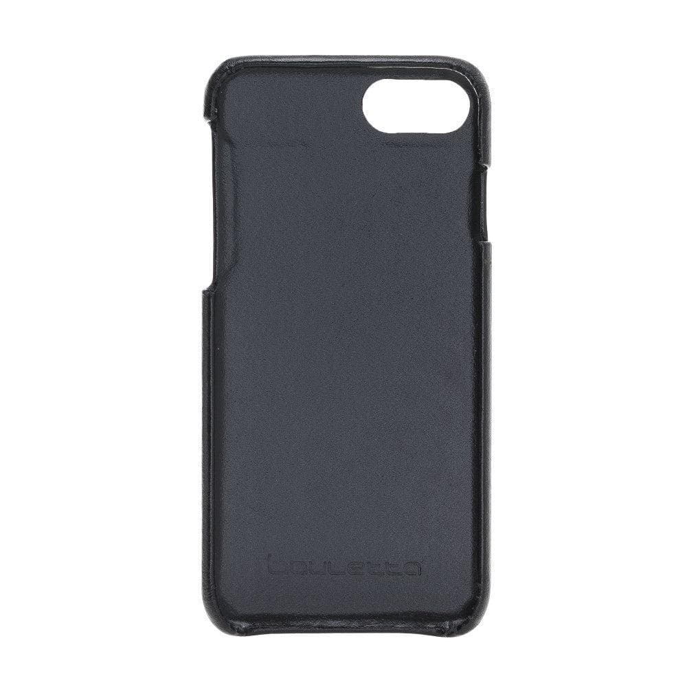 Full Leather Coating Detachable Wallet Case iPhone 7 Rustic Black Bornbor