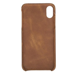 Full Leather Covered Back Cover for Apple iPhone X Series Bouletta LTD