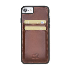 iPhone 8 Series Flexible Leather Back Cover with Card Holders iPhone 8 / Tan Bornbor