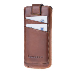 iPhone Series Multi Leather Case with Card Holders | iPhone 14, 13, 12, 11, SE, X, 8, 7, 6 Bornbor