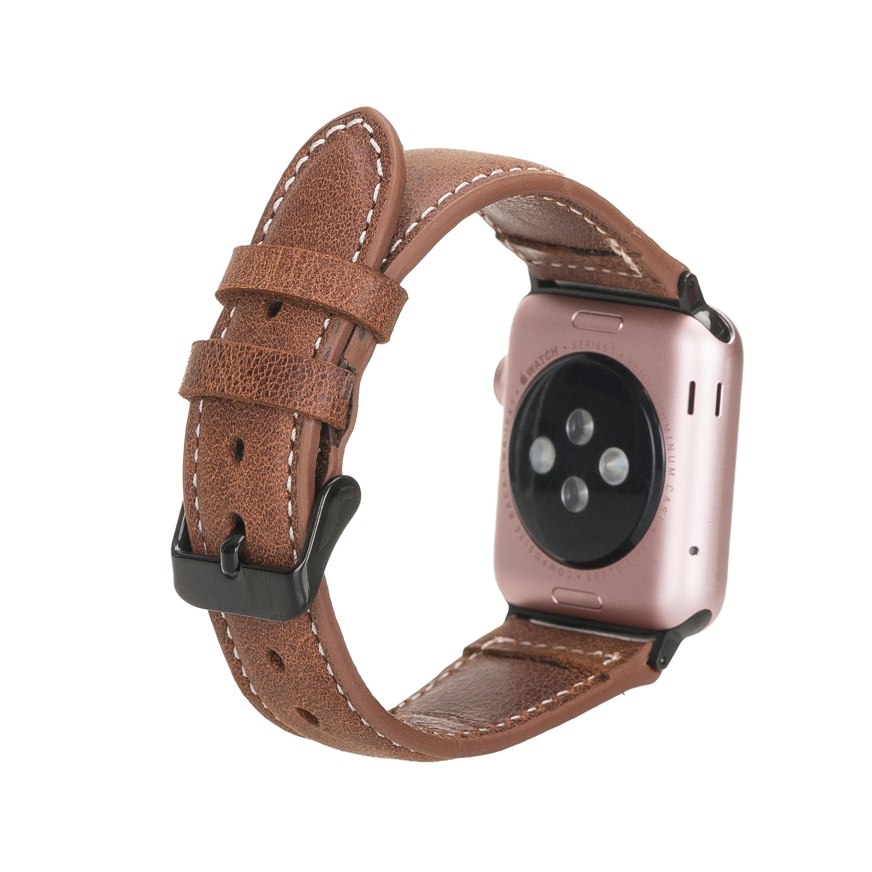 Lincoln Classic Apple Watch Leather Strap Bornbor