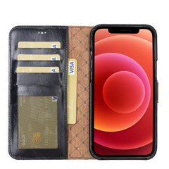 F360 Magnetic Detachable Leather Wallet Cases for Apple iPhone 12 Series Bouletta LTD