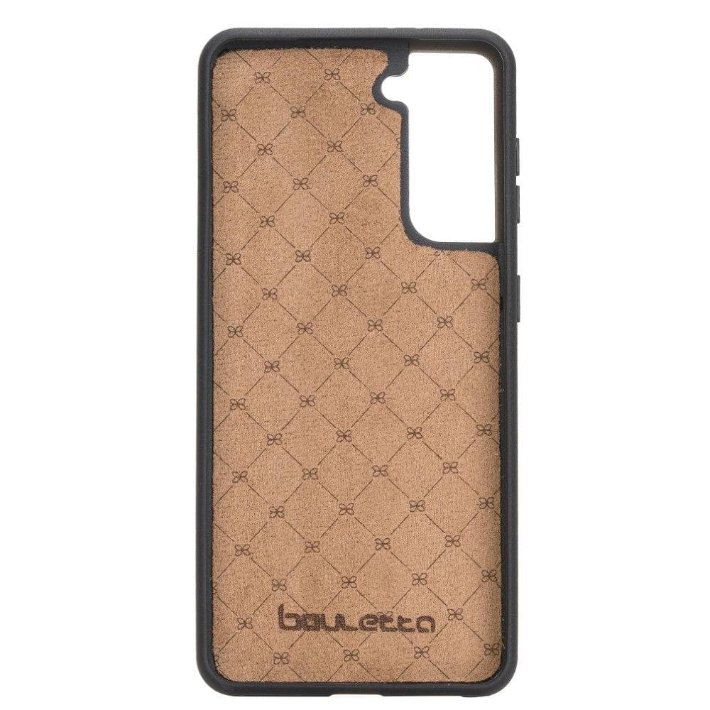 Flex Cover Back with Card Holder Leather Cases for Samsung Galaxy S21 Series Bouletta LTD