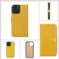 Limited Edition Apple iPhone 13 Pro Max and iPhone 13 Pro Detachable Leather Wallet Case Bouletta LTD