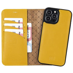 Limited Edition Apple iPhone 13 Pro Max and iPhone 13 Pro Detachable Leather Wallet Case Bouletta LTD