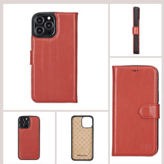 Limited Edition Apple iPhone 13 Pro Max and iPhone 13 Pro Detachable Leather Wallet Case Bouletta LTD