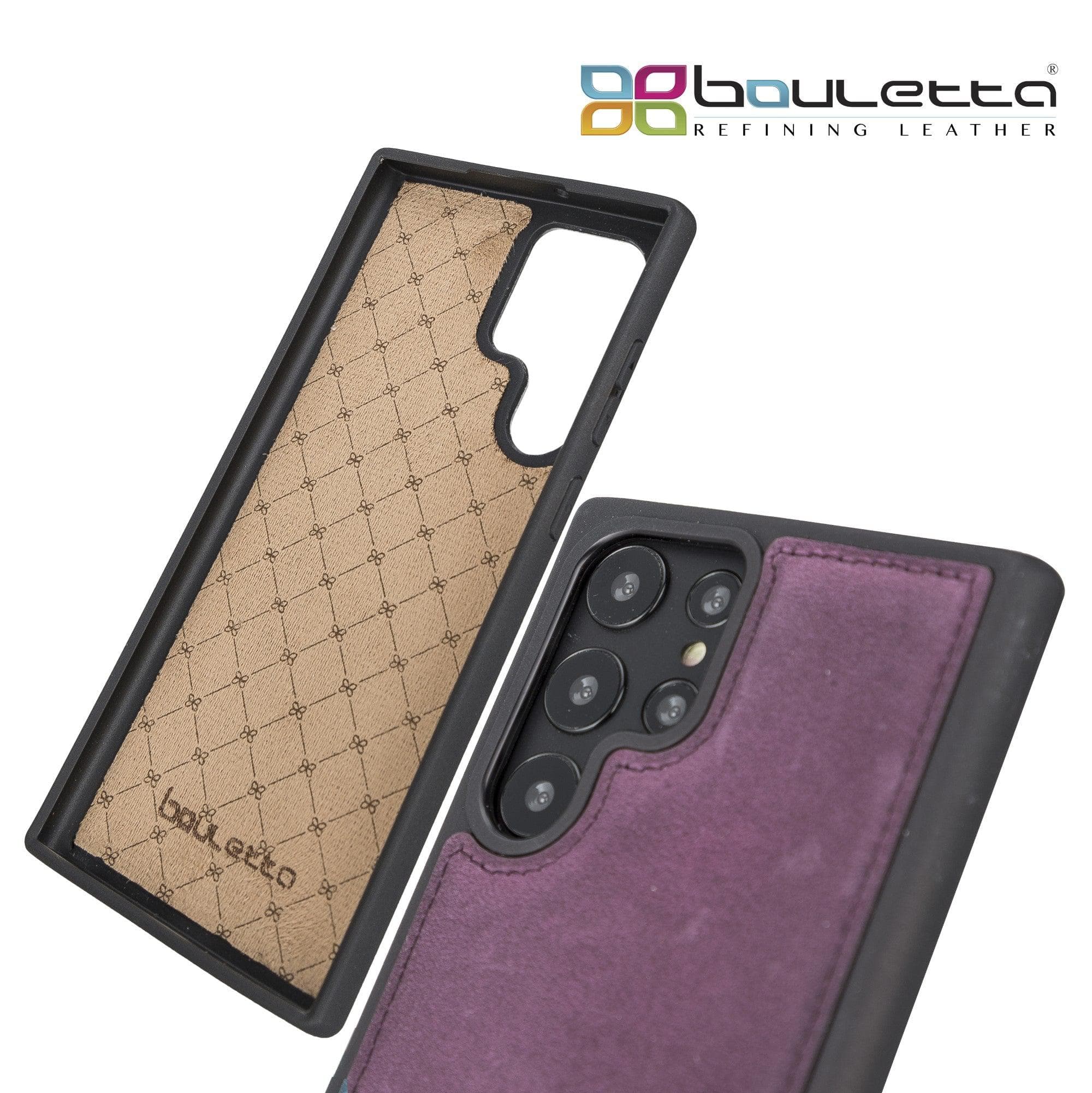 Samsung Galaxy S22 Series Genuine Leather Slim Back Cover Case Bouletta LTD