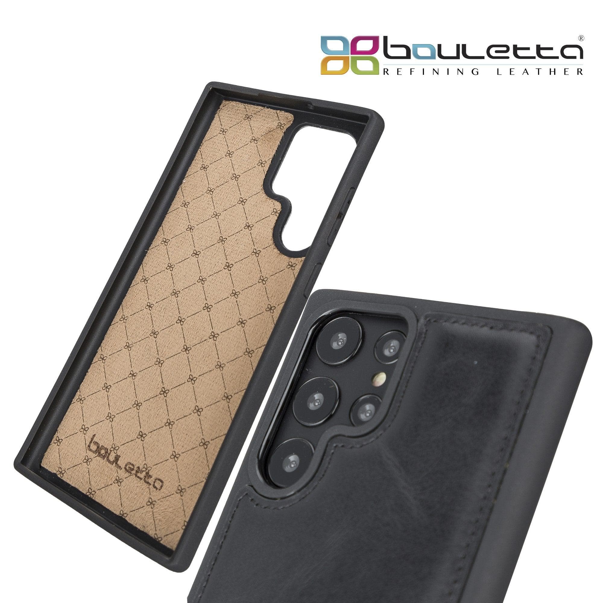 Samsung Galaxy S22 Series Genuine Leather Slim Back Cover Case Bouletta LTD