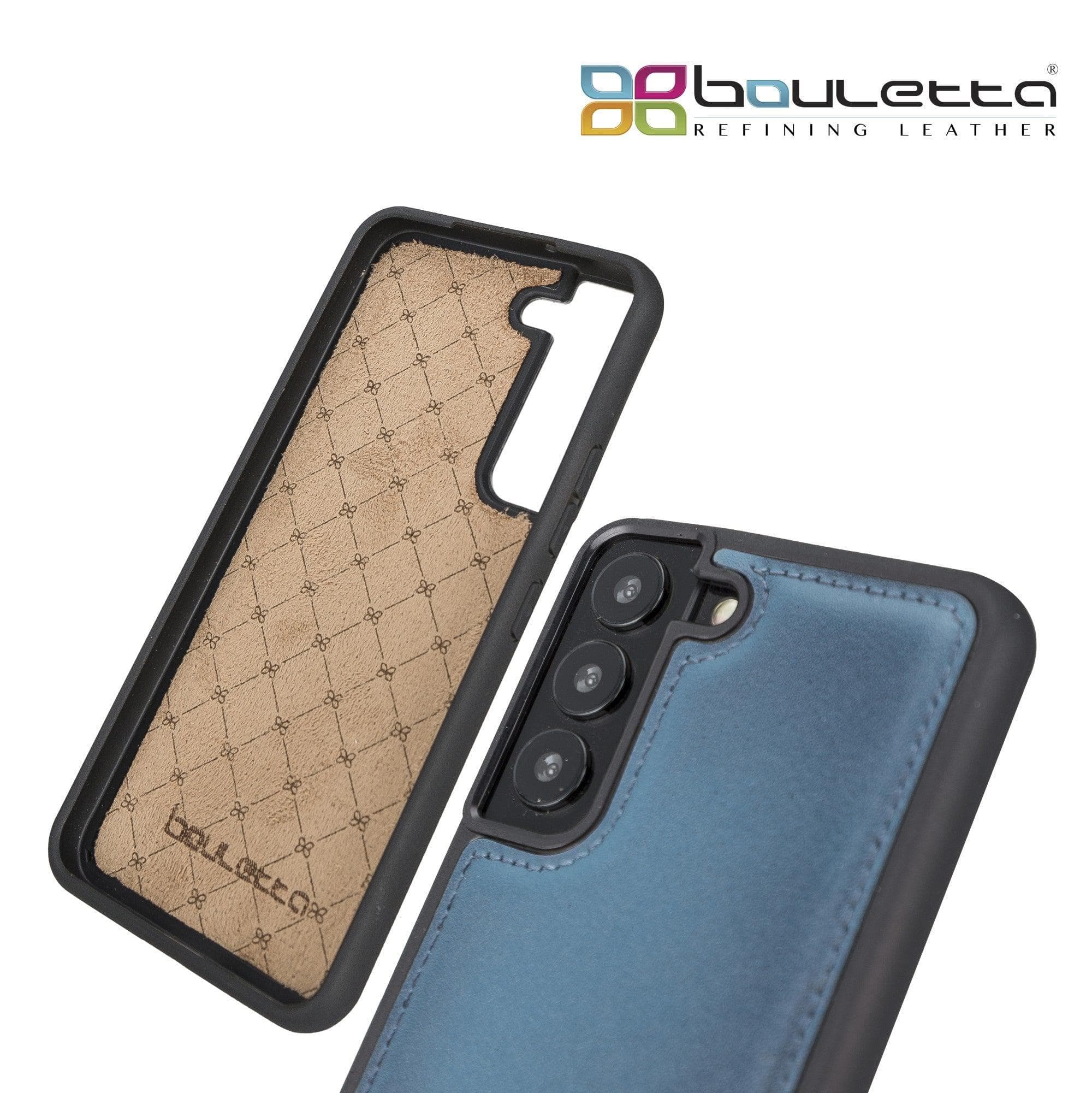 Samsung Galaxy S22 Series Genuine Leather Slim Back Cover Case Bouletta LTD