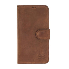 Wallet Folio with ID Slot Leather Wallet Case For Apple iPhone 11 Series Bouletta LTD