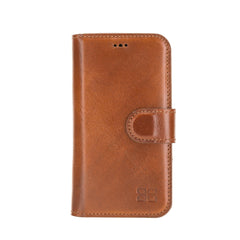 Non Detachable Leather Wallet Cases for Apple iPhone 12 Series Bouletta LTD