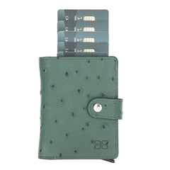 Palermo Zip Mechanical Leather Card Holder Bornbor