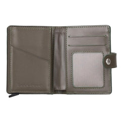 Palermo Zip Mechanical Leather Card Holder Bornbor