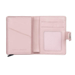 Palermo Zip Mechanical Leather Card Holder Bornbor