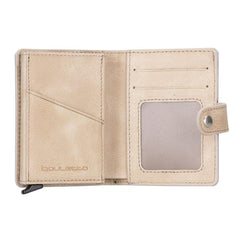 Palermo Zip Mechanical Leather Card Holder Bornbor