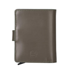 Palermo Zip Mechanical Leather Card Holder Bornbor