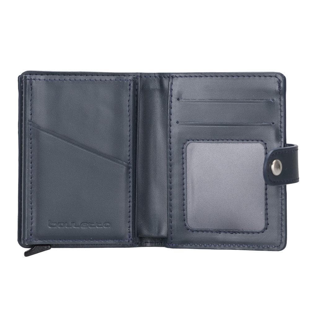 Palermo Zip Mechanical Leather Card Holder Bornbor