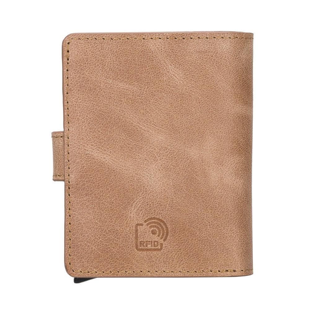 Palermo Zip Mechanical Leather Card Holder Bornbor