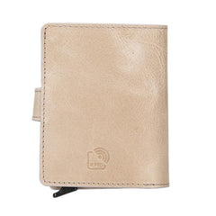 Palermo Zip Mechanical Leather Card Holder Bornbor