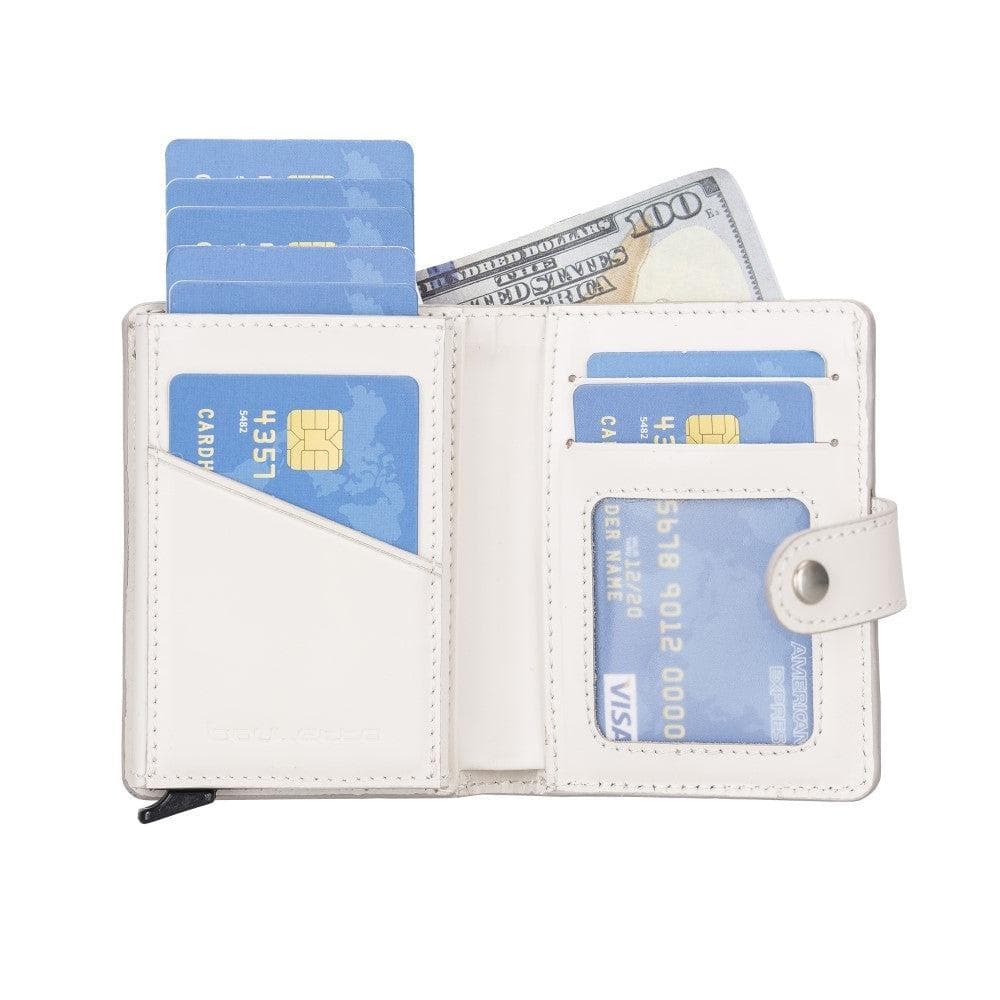 Palermo Zip Mechanical Leather Card Holder Bornbor