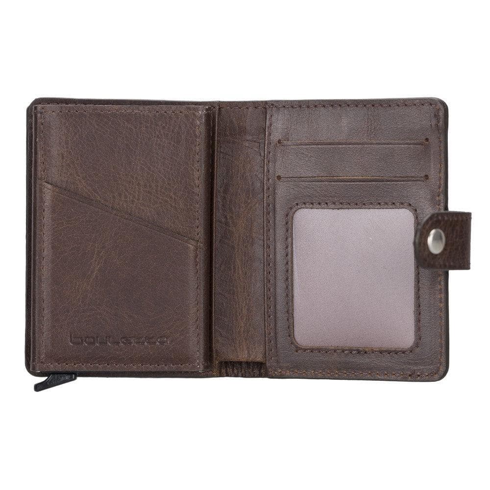 Palermo Zip Mechanical Leather Card Holder Bornbor