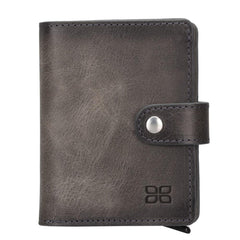 Palermo Zip Mechanical Leather Card Holder tn18ef / Leather Bornbor