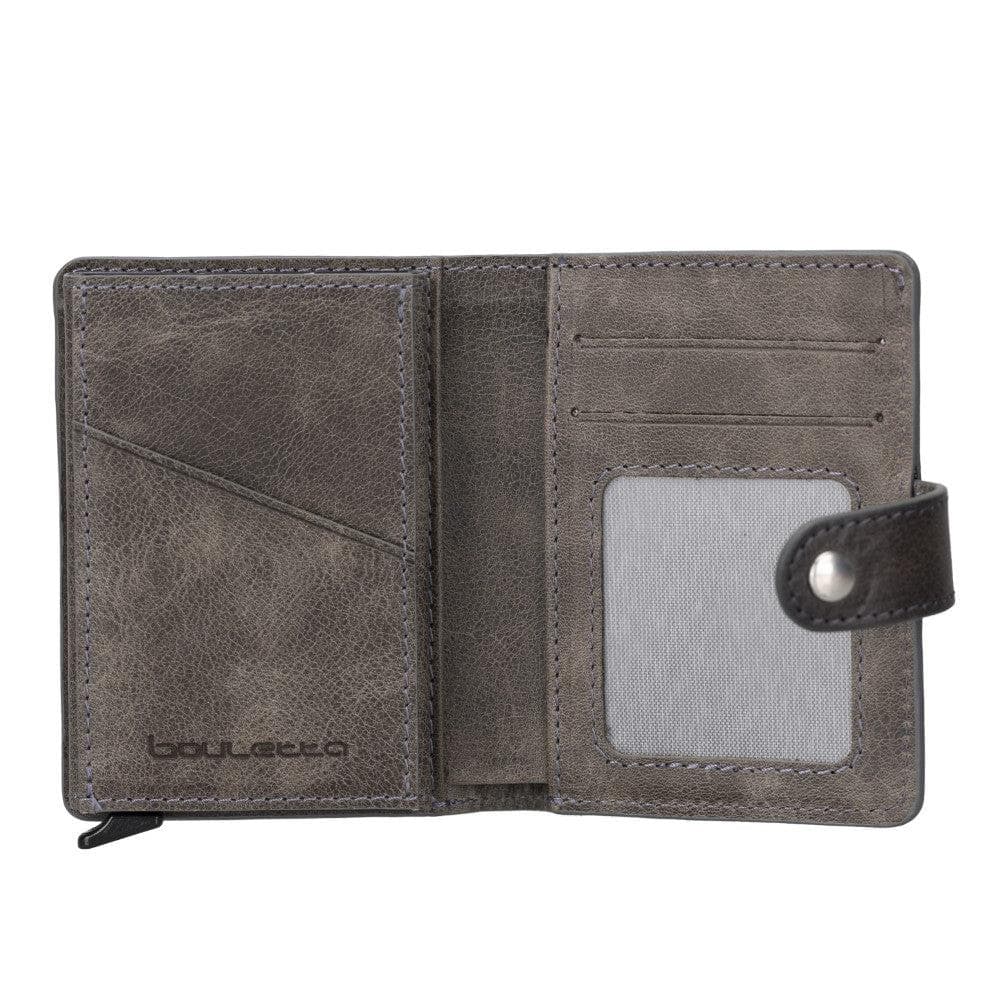 Palermo Zip Mechanical Leather Card Holder Bornbor