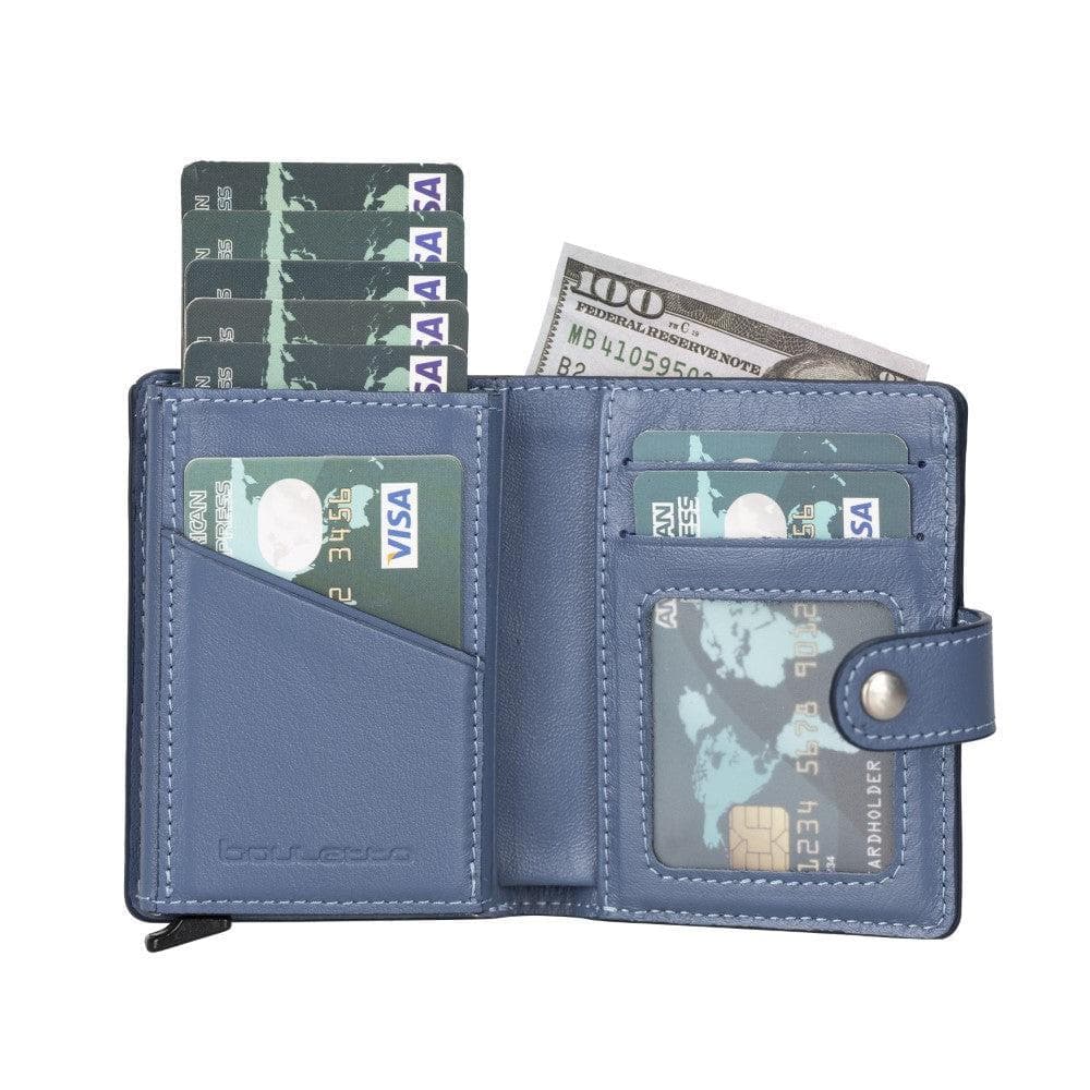 Palermo Zip Mechanical Leather Card Holder Bornbor