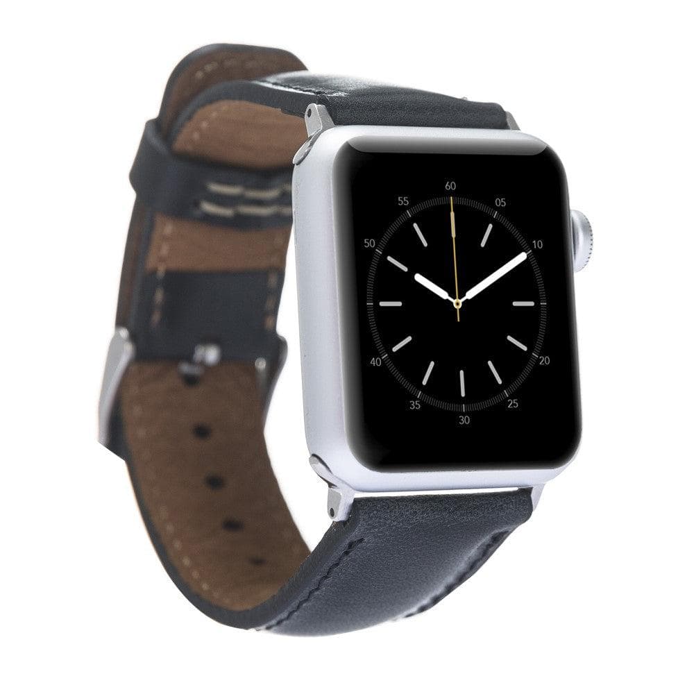 Ripon Classic Slim Apple Watch Leather Straps V22 Bornbor