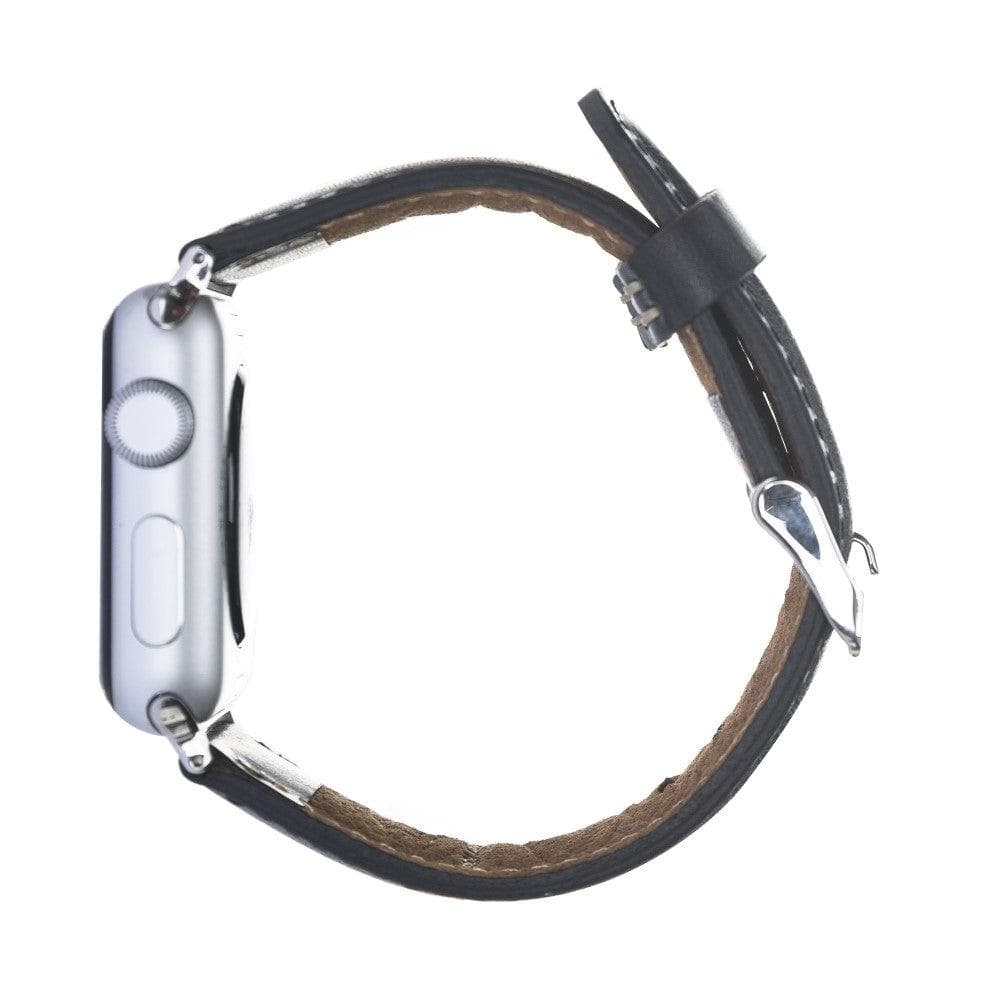 Ripon Classic Slim Apple Watch Leather Straps Bornbor