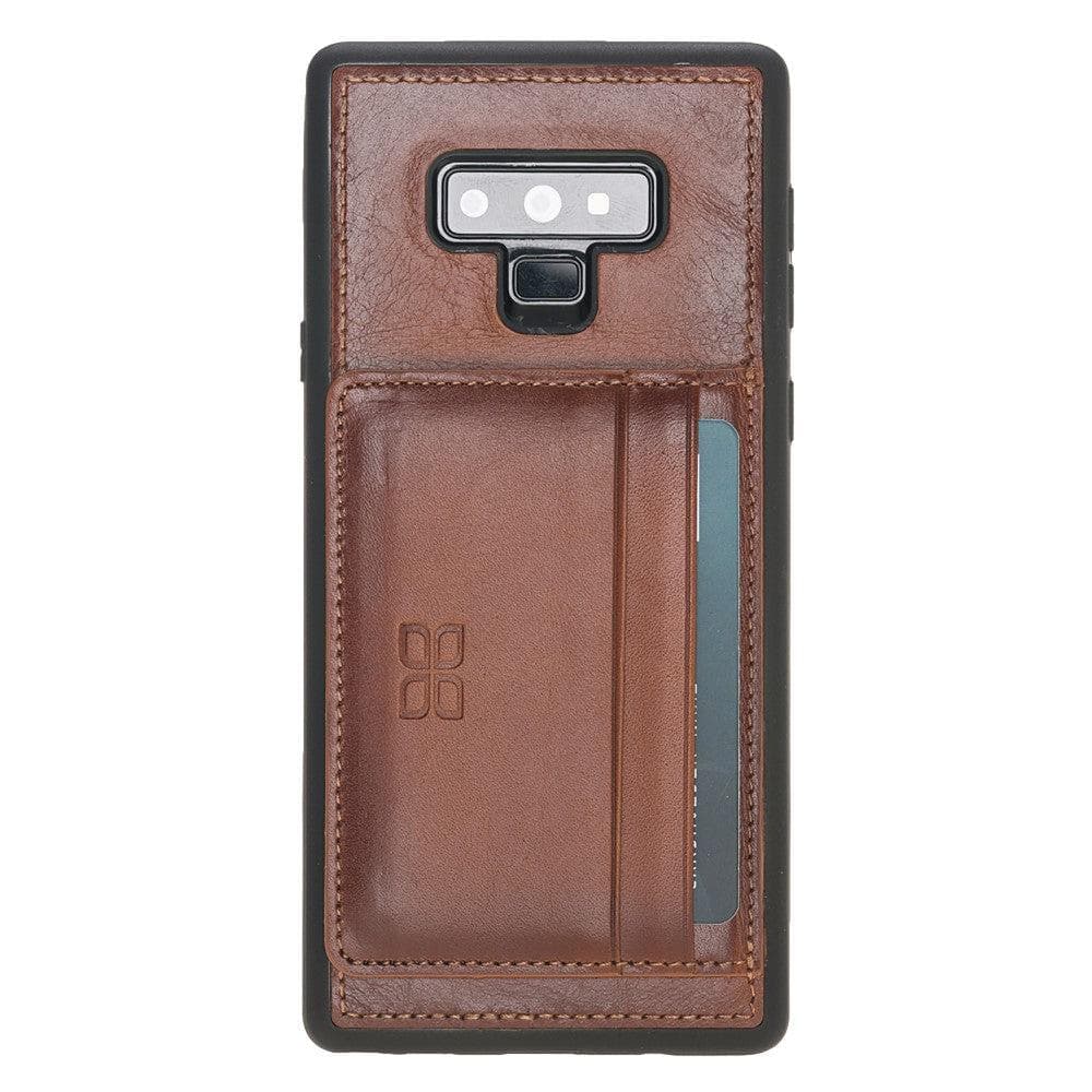 Samsung Galaxy Note 9 Series Flexible Leather Back Cover with Stand Samsung Galaxy Note 9 / Tan Bornbor