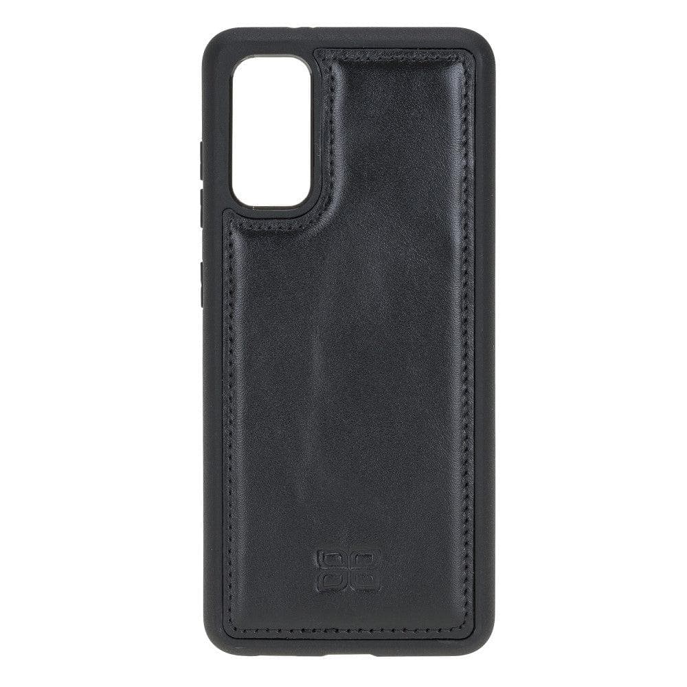 Samsung Galaxy S10 Series Leather Pounch Magnetic Cover Case Samsung S10 / Rustic Black Bouletta