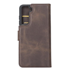 Samsung Galaxy S21 FE (Fan Edition) Detachble Leather Wallet Case Bornbor