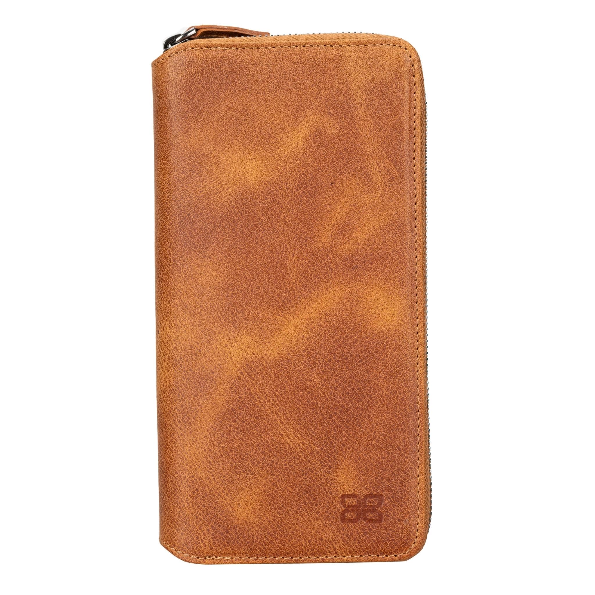 Samsung Galaxy S23 Series Zippered Leather Wallet Cases - PMW Bornbor