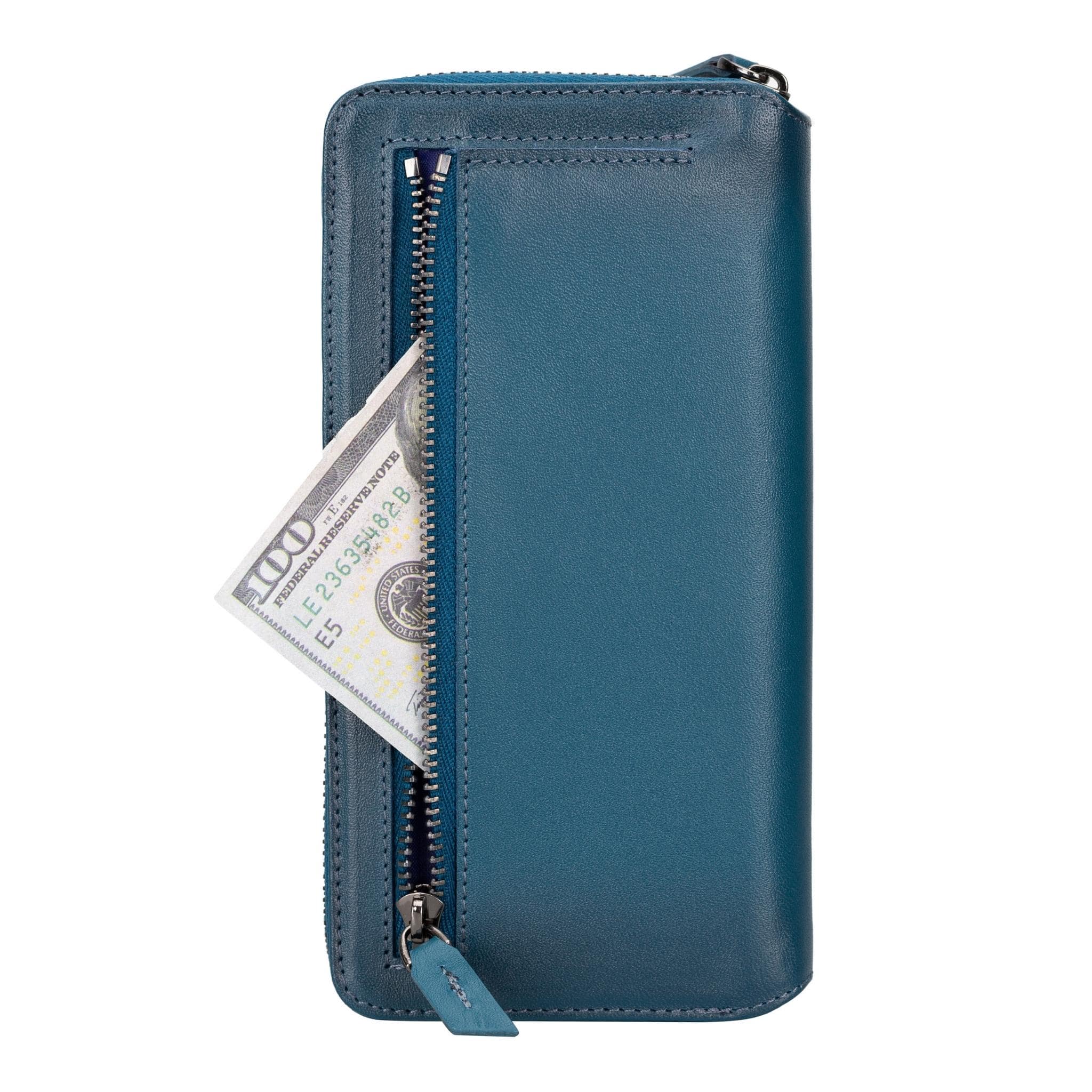 Samsung Galaxy S23 Series Zippered Leather Wallet Cases - PMW Bornbor