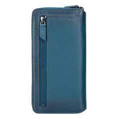 Samsung Galaxy S23 Series Zippered Leather Wallet Cases - PMW Bornbor