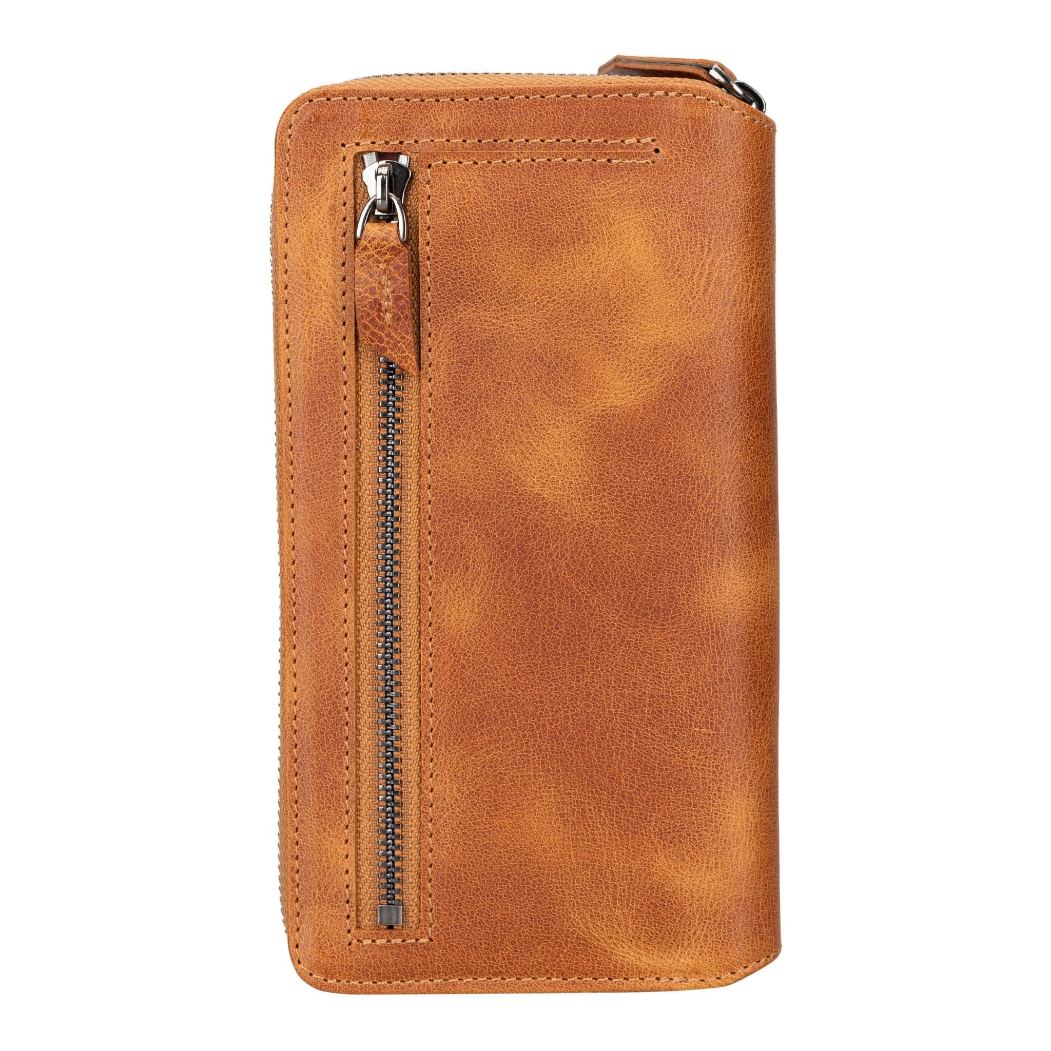 Samsung Galaxy S23 Series Zippered Leather Wallet Cases - PMW Bornbor