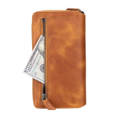 Samsung Galaxy S23 Series Zippered Leather Wallet Cases - PMW Bornbor