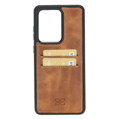 Samsung S20 Series Leather flexiable Back Cover With Card Holder Samsung S20 / TN11 Bornbor